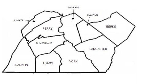 District 3 regional map with county labels.